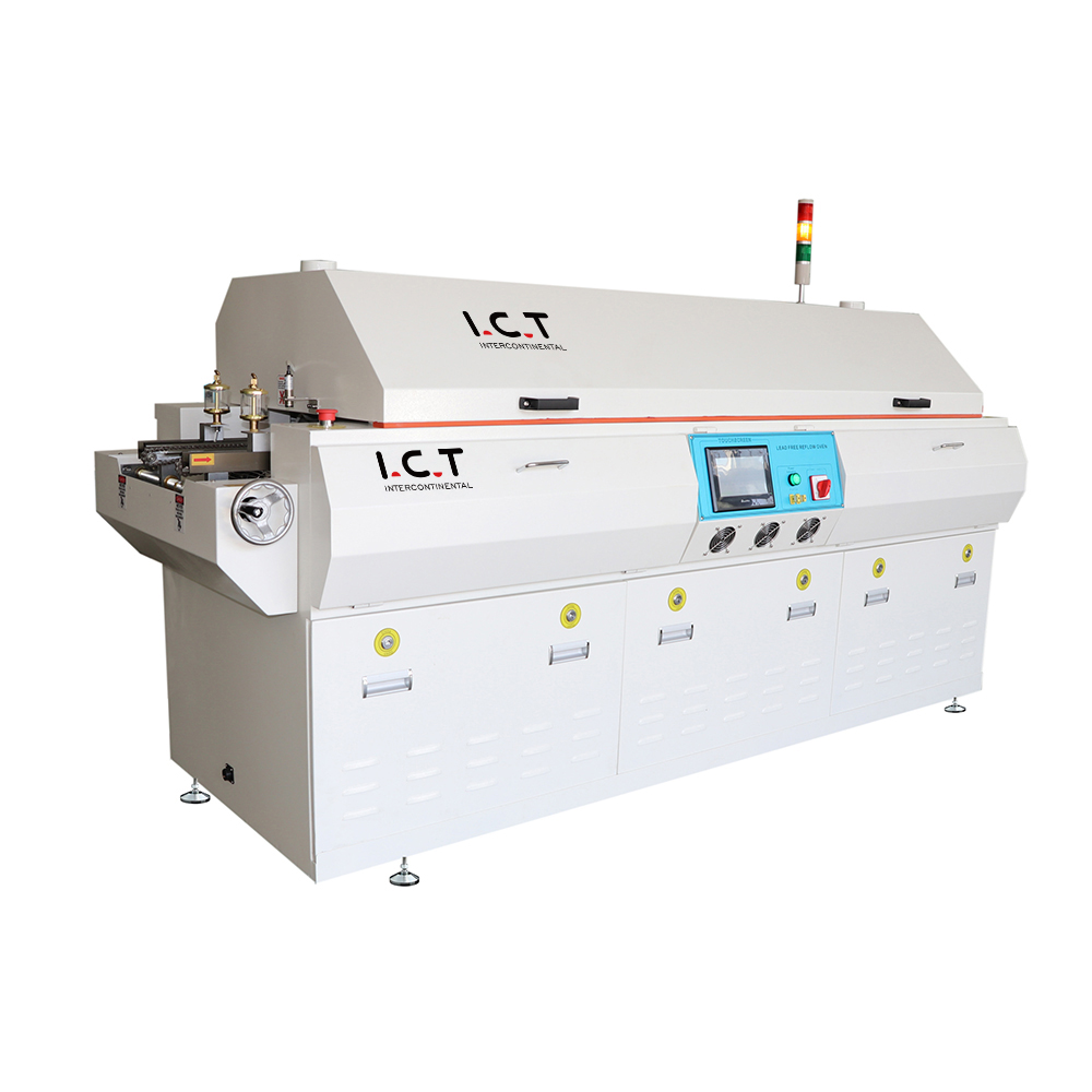 I.C.T - T4 | Haute qualité SMT PCB Machine de four à souder de reflux